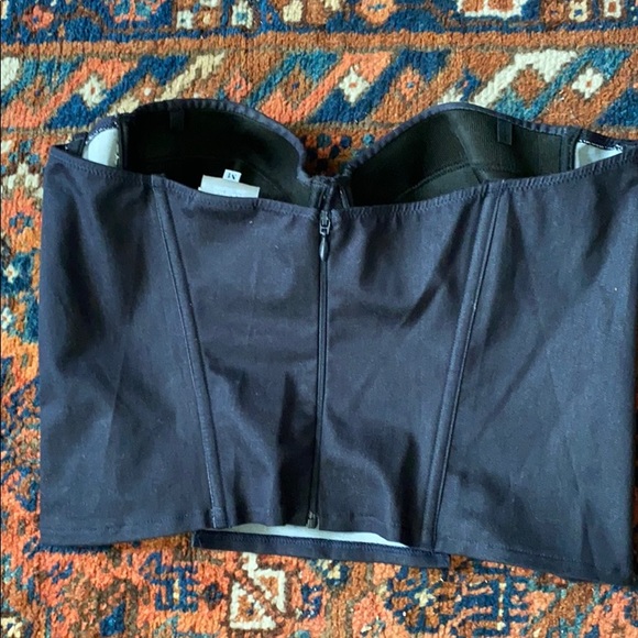 Versace denim corset bustier M - Picture 2 of 4